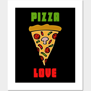 Pizza Love Posters and Art